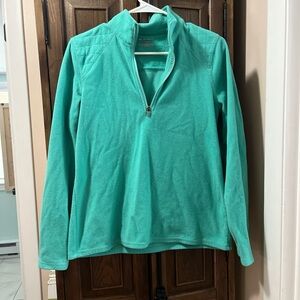 Tek Gear Blue Zippered Long Sleeve Sweatshirt